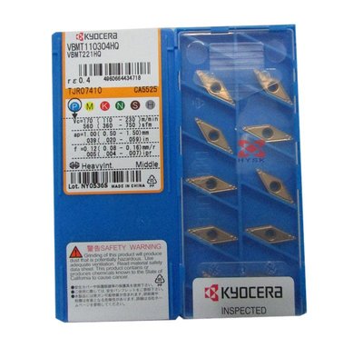 京瓷Kyocera刀片 VBMT110304-HQ CA5525