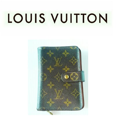 真品 LV 原花 發財夾 證件 多功能商務筆記本 Louis Vuitton長夾 筆記本 護照套658 一元起標有BV