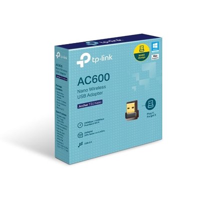 [超頻狗-新莊電腦]  tp-link Archer T2U Nano AC600 無線雙頻 USB 網卡 桌機筆電可用