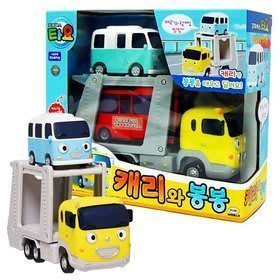 韓國空運正品 Tayo 小巴士 公車 雙層運輸車（可開車門喔）現貨
