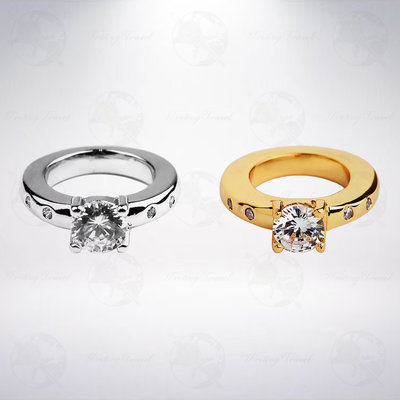 澳洲 Luis Creations MoRing 專屬筆桿裝飾戒指: 寶石/Solitaire