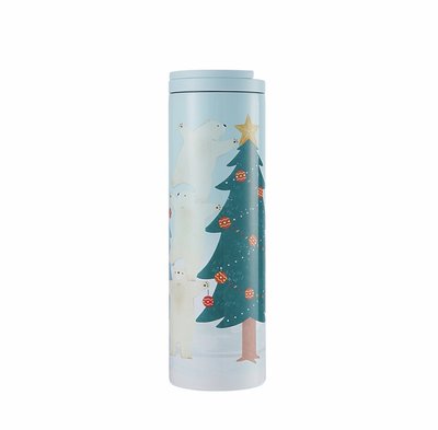 現貨!??2019韓國星巴克聖誕節 北聖誕樹極熊不鏽鋼杯473ml 星巴克隨行杯 星巴克不鏽鋼杯 星巴克熊