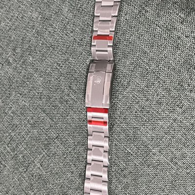 勞力士 904l 錶帶僅適用於勞力士錶帶牡蠣 DateJust 精密星期日期 126000 36mm手鍊