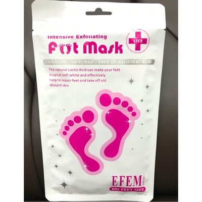 現貨 EFEM去角質足膜 1包2入 EFEM 神奇去角質足膜 foot mask