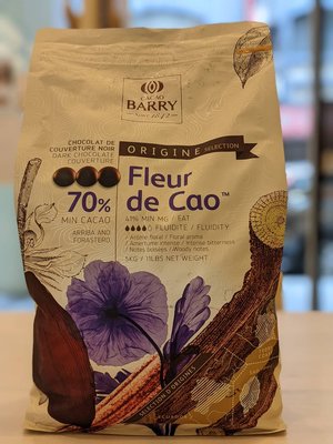 花郜苦甜調溫巧克力 70% - 5kg 法國 可可巴芮 CACAO BARRY 穀華記食品原料