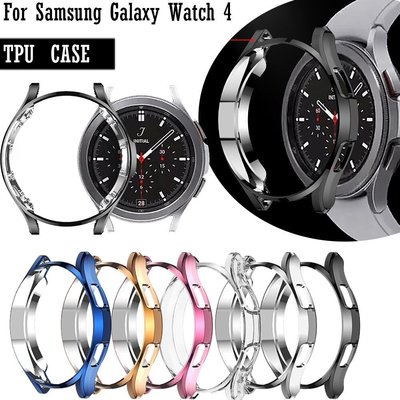 SAMSUNG 三星 Galaxy Watch 4 Classic 42MM 46mm 屏幕保護膜防震 TPU 透明外殼