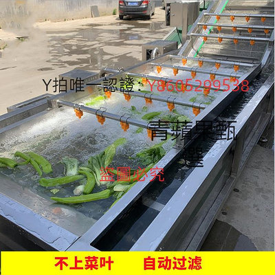 清洗機 果蔬洗菜機商用大型高壓噴淋氣泡清洗凈菜設備不銹鋼消毒機