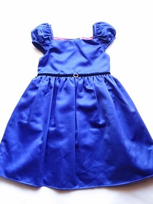 (((特價出清!!))) 二手 ~ 美國小禮服 ~ 寶藍色公主袖小禮服 (3T)