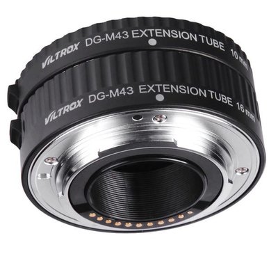 呈現攝影-Viltrox DG-M43 近攝接寫環組10/16mm AF自動曝光 微單眼 金屬口延伸管 電子接點 公司貨