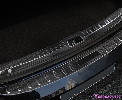 現貨熱銷-【易車汽配】Volvo沃爾沃S90改裝 S90後護板 門檻條改裝專用S90後備箱護板 汽車用品