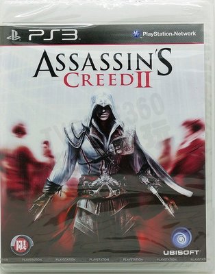 【全新未拆】PS3 刺客教條2 Assassins Creed II 英文亞版 【台中恐龍電玩】