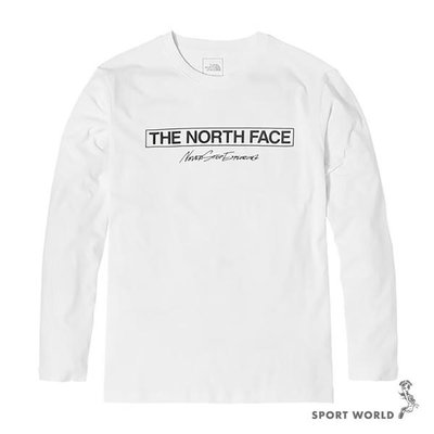 The North Face 北臉 男長袖上衣 白【運動世界】NF0A86RQFN4