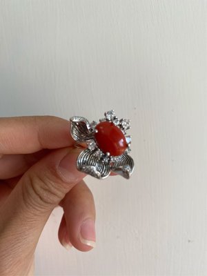 台灣紅珊瑚/阿卡珊瑚戒指