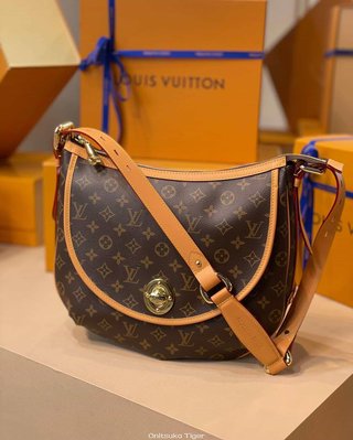 二手Louis Vuitton LV Tulum GM shoulder bag M40075金豆包