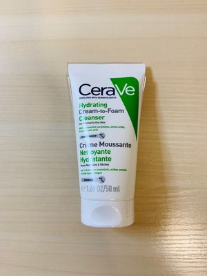 Cerave 適樂膚 溫和洗卸泡沫潔膚乳 50ml