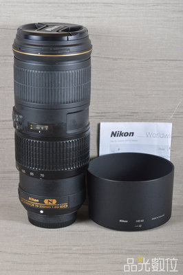 【品光數位】Nikon AF-S 70-200mm F4 G ED VR 望遠  公司貨 #121321