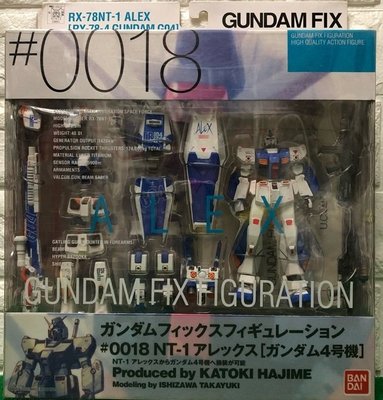全新 FIX GFF #0018 RX-78NT-1 ALEX RX-78-4 Gundam 鋼彈 四號機