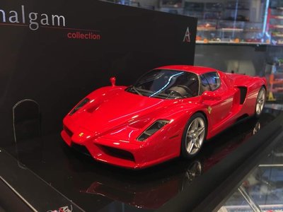 吉華科技＠ 1/18 Amalgam M5939 Ferrari Enzo (樹酯車)