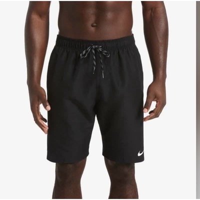 (Size L) Nike soild Vital 超帥百搭黑色機能短褲 海攤褲