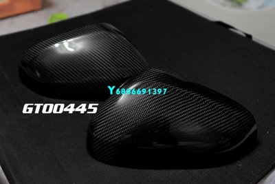 現貨熱銷-【易車汽配】VOLVO S60  V40 V60改裝 碳纖維替換式後視鏡 後照鏡 原廠外殼非貼片式