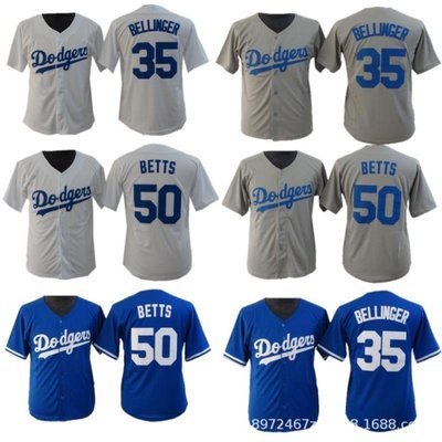 熱銷 2020新款MLB球衣 洛杉磯道奇隊35#50#童裝棒球服實拍圖 可開發票