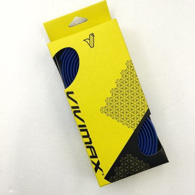 【速度公園】VIVIMAX SILICONE 矽膠手把帶【藍】／新矽膠抗UV／無背膠可水洗／可重覆使用／吸震止滑／把手帶