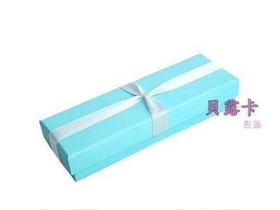 韓國進口 長方型緞帶盒 飾品盒 珠寶盒 包裝盒 禮盒 可裝項鍊 手錶 其他配件類