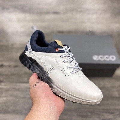 伊麗莎白~ECCO 高爾夫球鞋男20全新S-Three系列高爾夫男鞋Golf運動鞋 白色  39-44碼