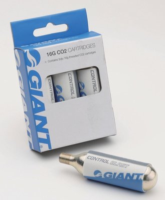 公司貨 全新盒裝 GIANT 捷安特 螺紋 有牙式 16g CO2打氣筒氣瓶,補充瓶10個優惠450元
