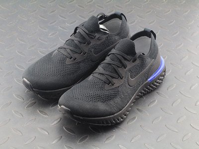 Nike Epic React Flyknit 黑藍 編織 男女跑步鞋 AQ0067-004