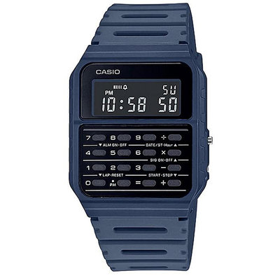【名人鐘錶】～CASIO→簡約計算機腕錶 CA-53WF-2BDF ～可議價