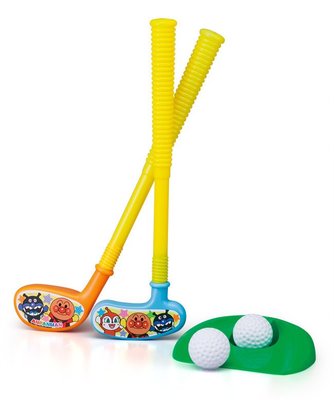 【唯愛日本】17021000014 麵包超人高爾夫玩具 朋友果嶺 高爾夫球 親子 麵包超人 細菌人 兒童玩具