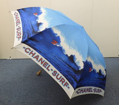 稀有CHANEL VINTAGE 衝浪系列摺疊傘雨傘