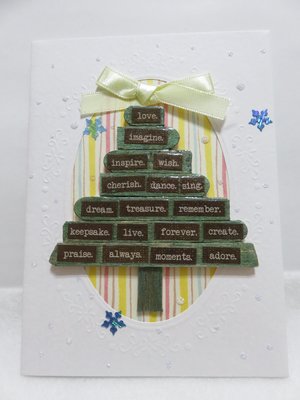 手工卡片 現貨♥♥Shiny christmas tree  聖誕卡片 ✿~♡TUNG手作卡片、飾品♡~✿