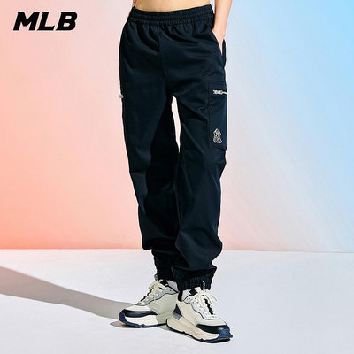 MLB 女版運動褲 休閒長褲 紐約洋基隊 (3FWPB0231-50BKS)