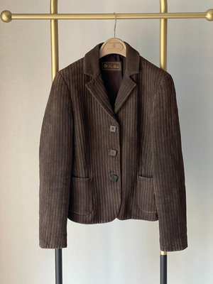 Loro Piana 羊皮西裝外套皮衣。頂級皮質和版型的10