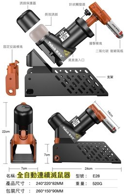 2用款 滅鼠器 E28,全自動連續 28隻,家用商用飯店酒店用, 老鼠籠 捕鼠瓶 黏鼠板 捕鼠器 捕鼠籠