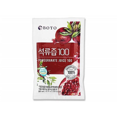 韓國 BOTO 紅石榴汁(80ml)【小三美日】 DS005985-1