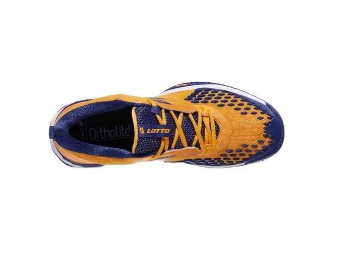 【曼森體育】Lotto Raptor Hyperpulse 100 網球鞋 黃藍 獨家販售 義大利進口 選手專用鞋