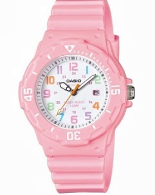 CASIO WATCH 卡西歐小巧小朋友最愛粉色系潛水風格運動腕錶 型號：LRW-200H-4B2【神梭鐘錶】