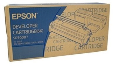 EPSON S050087 6K日本製原廠碳粉匣適用機型-EPS L5900/5900L/6100/6100L