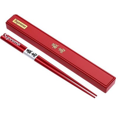 【熱賣精選】Supreme17FWchopsticks筷子中國紅最高潮牌（1雙價格）-LK9053