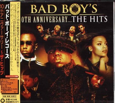 K - BAD BOY'S RECORDS 10TH ANNIVERSARY - 日版 +1BONUS - NEW