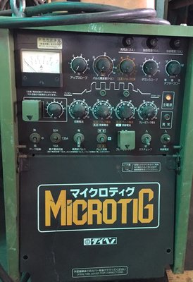 電洽~ 日本 大阪 OTC 精密 微焊接 Micro TIG 直流 焊機 全配 出力最小1A 日本機~變頻 氬焊機