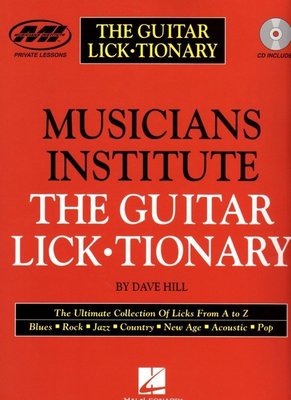 [ 反拍樂器 ] MI系列The Guitar Lick-Tionary 吉他教材 (免運費)