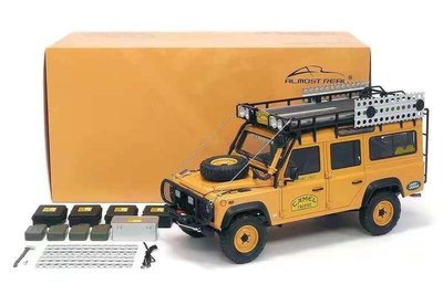 【Almost Real 精品】1/18 Land Rover Defender 110 Camel Trophy 預購