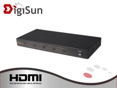 【開心驛站】DigiSun VH644 1080P HDMI 四進四出矩陣切換器