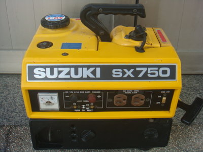 SUZUKI sx750 汽油發電機