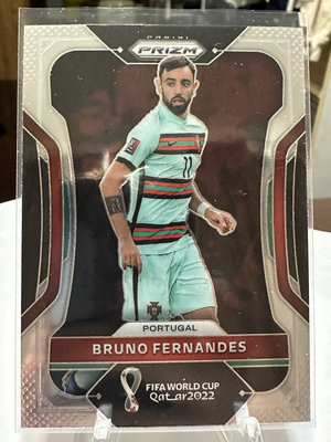 Bruno Fernandes #174 世足 帕尼尼 2022 World Cup Prizm Panini 卡達 世界盃 葡萄牙