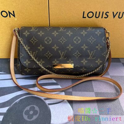 Auth Louis Vuitton Favorite MM Monogram M40718 Genuine Bag Shoulder Hand  LD341